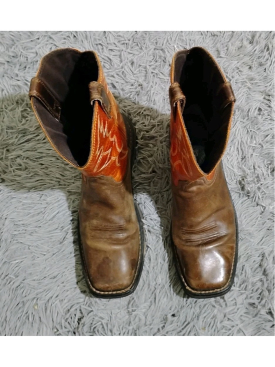Ariat Work Men Size 12D Leather Cowboy Boots Astm F2892&17 main image 4